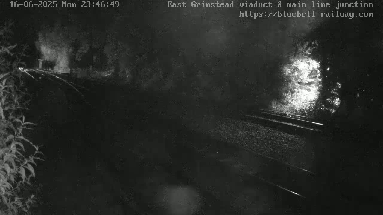 East Grinstead Station , Bluebell Railway,  Main Line Junction Viaduct North Live Cam - Mid Sussex, East Sussex, South East, England, United Kingdom