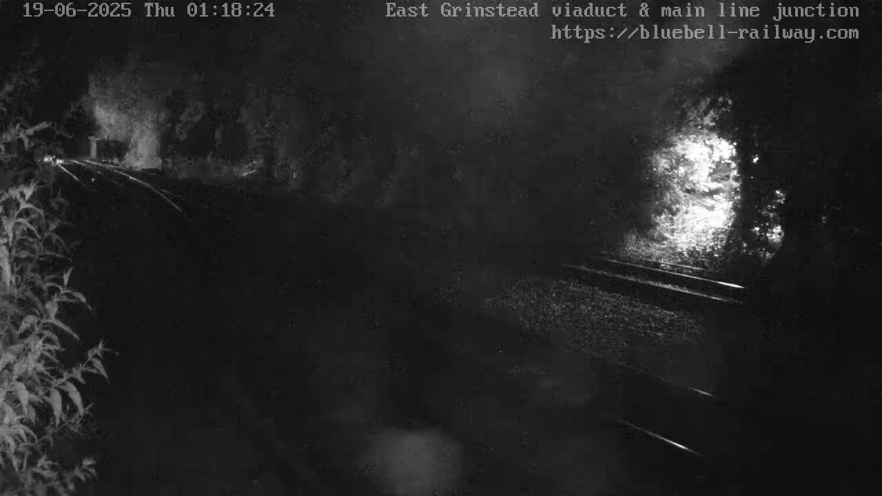 East Grinstead Station , Bluebell Railway,  Main Line Junction Viaduct North Live Cam - Mid Sussex, East Sussex, South East, England, United Kingdom