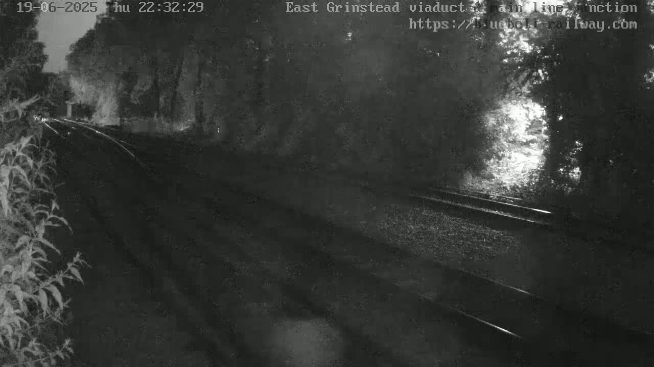 East Grinstead Station , Bluebell Railway,  Main Line Junction Viaduct North Live Cam - Mid Sussex, East Sussex, South East, England, United Kingdom