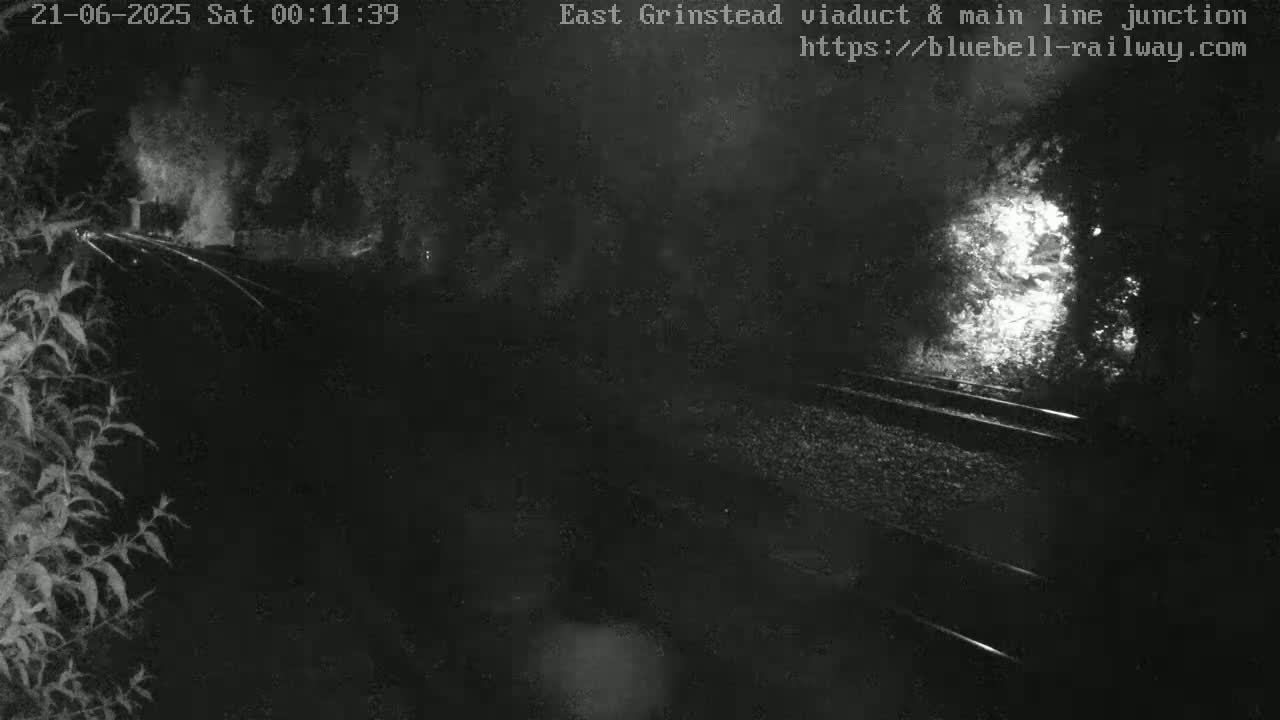 East Grinstead Station , Bluebell Railway,  Main Line Junction Viaduct North Live Cam - Mid Sussex, East Sussex, South East, England, United Kingdom