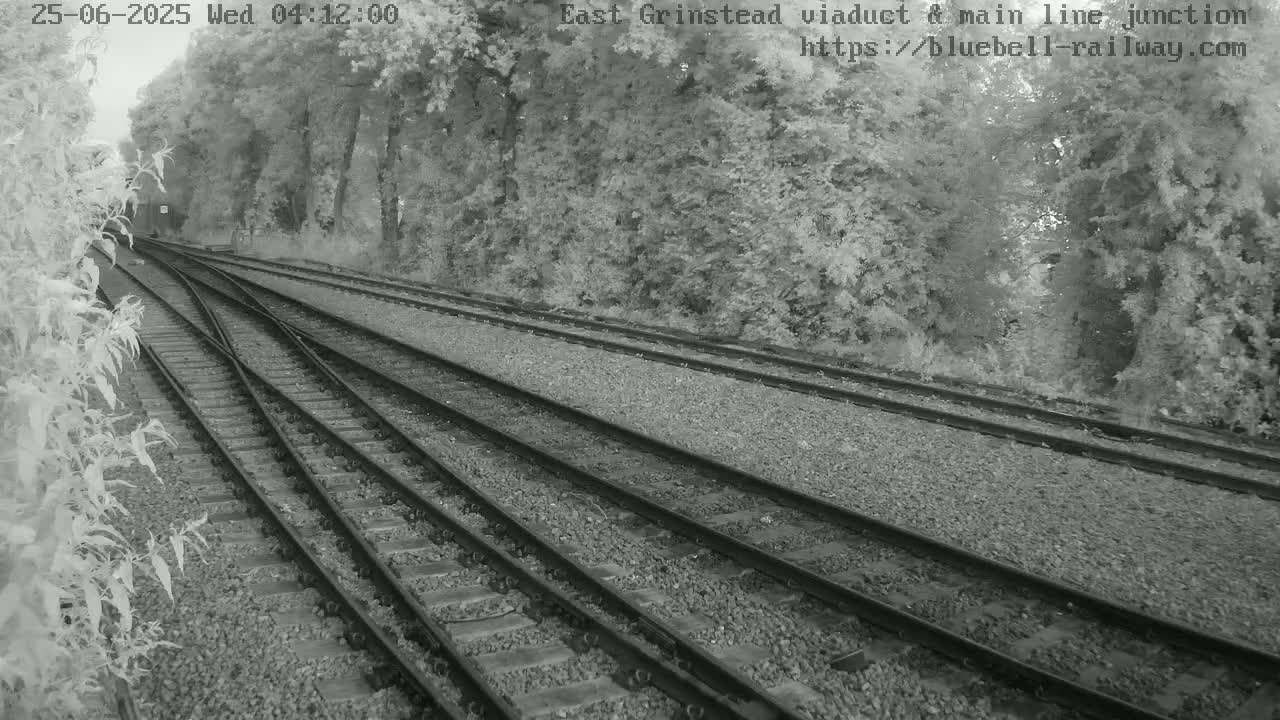 East Grinstead Station , Bluebell Railway,  Main Line Junction Viaduct North Live Cam - Mid Sussex, East Sussex, South East, England, United Kingdom