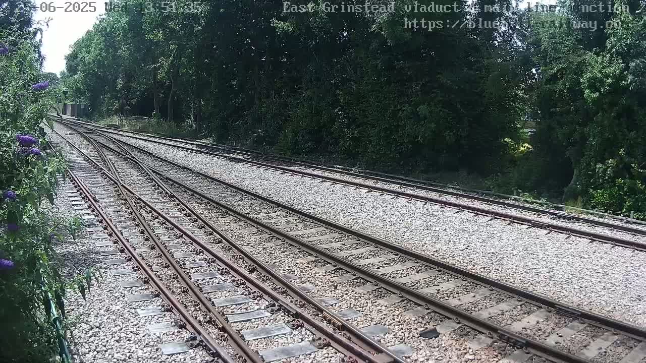 East Grinstead Station , Bluebell Railway,  Main Line Junction Viaduct North Live Cam - Mid Sussex, East Sussex, South East, England, United Kingdom