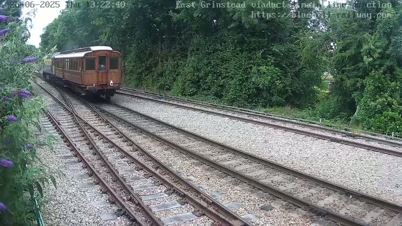 East Grinstead Station , Bluebell Railway,  Main Line Junction Viaduct North Live Cam - Mid Sussex, East Sussex, South East, England, United Kingdom