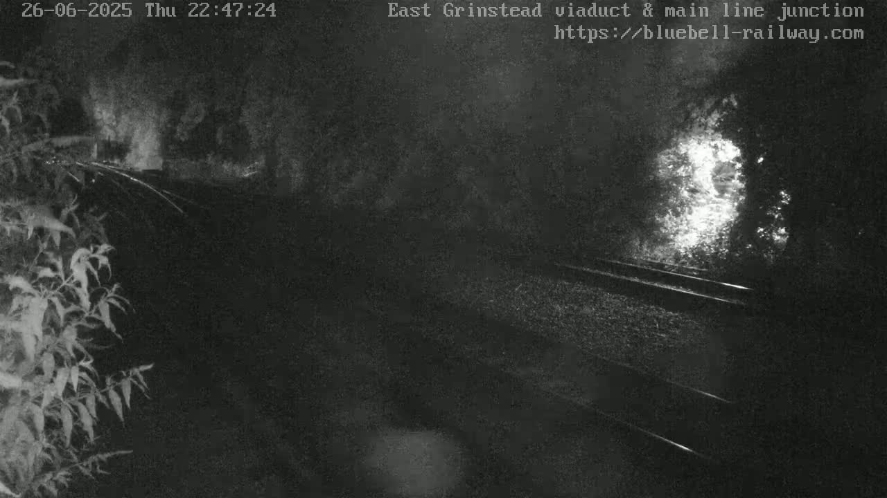 East Grinstead Station , Bluebell Railway,  Main Line Junction Viaduct North Live Cam - Mid Sussex, East Sussex, South East, England, United Kingdom