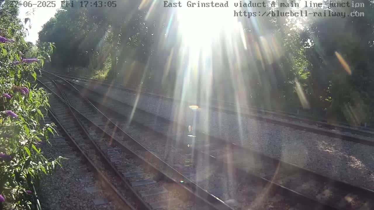East Grinstead Station , Bluebell Railway,  Main Line Junction Viaduct North Live Cam - Mid Sussex, East Sussex, South East, England, United Kingdom