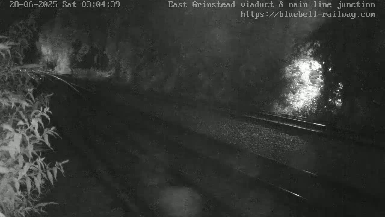 East Grinstead Station , Bluebell Railway,  Main Line Junction Viaduct North Live Cam - Mid Sussex, East Sussex, South East, England, United Kingdom