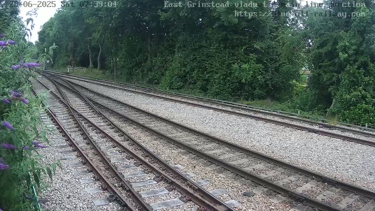 East Grinstead Station , Bluebell Railway,  Main Line Junction Viaduct North Live Cam - Mid Sussex, East Sussex, South East, England, United Kingdom