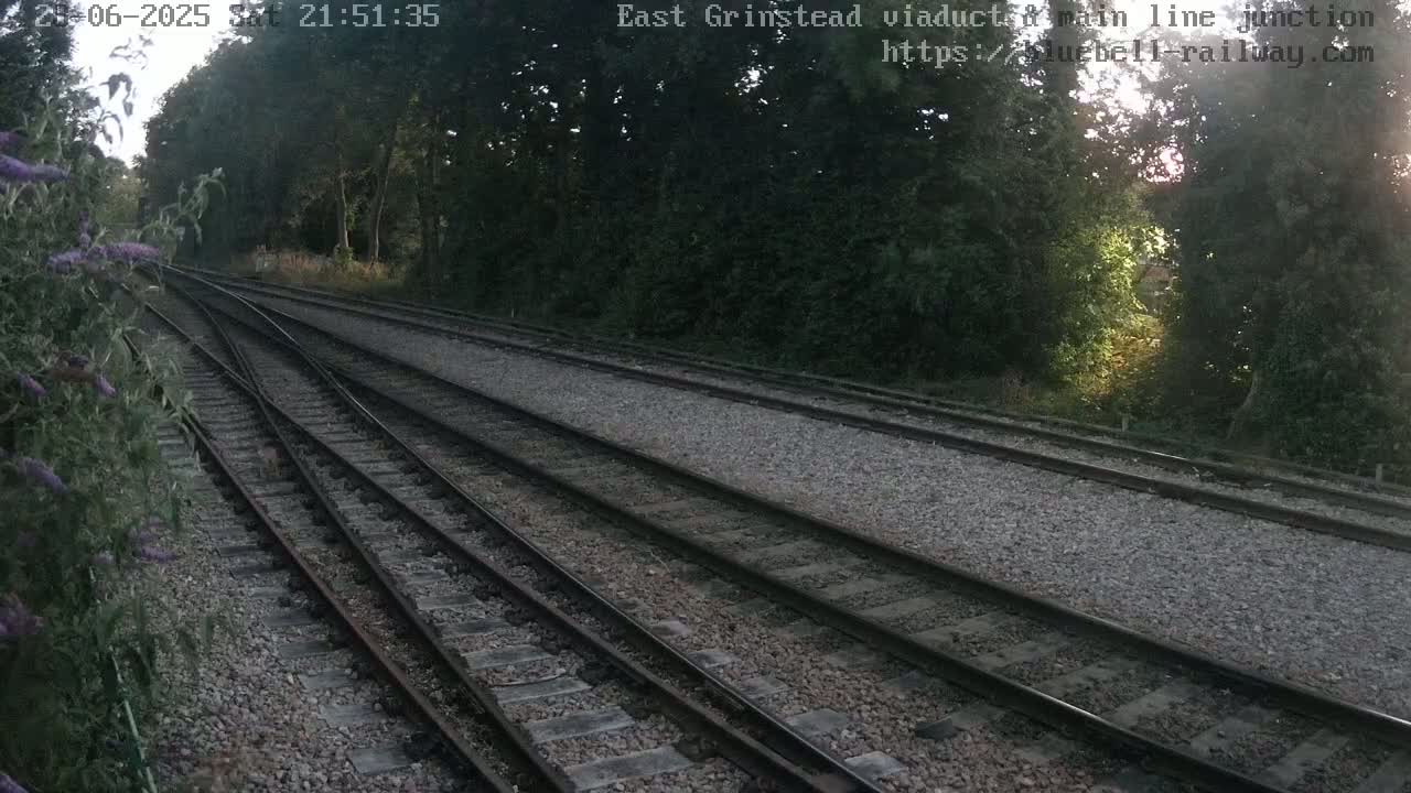 East Grinstead Station , Bluebell Railway,  Main Line Junction Viaduct North Live Cam - Mid Sussex, East Sussex, South East, England, United Kingdom