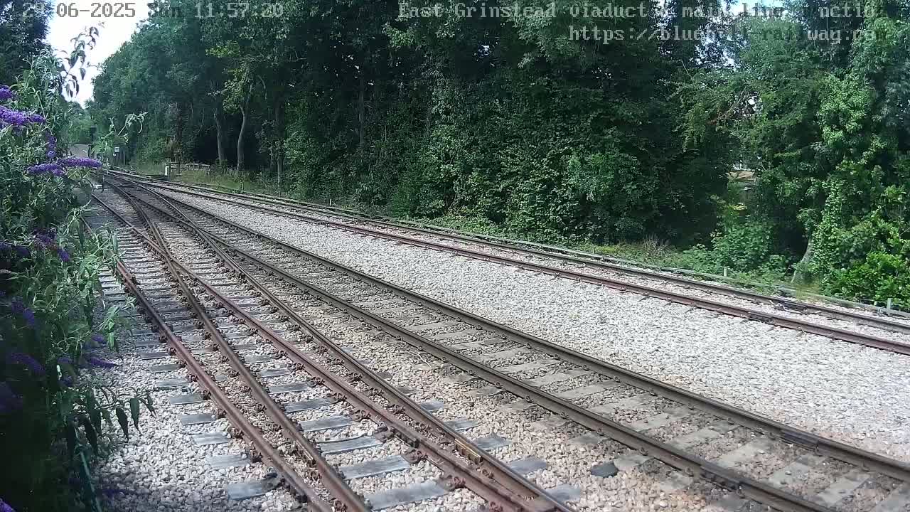 East Grinstead Station , Bluebell Railway,  Main Line Junction Viaduct North Live Cam - Mid Sussex, East Sussex, South East, England, United Kingdom