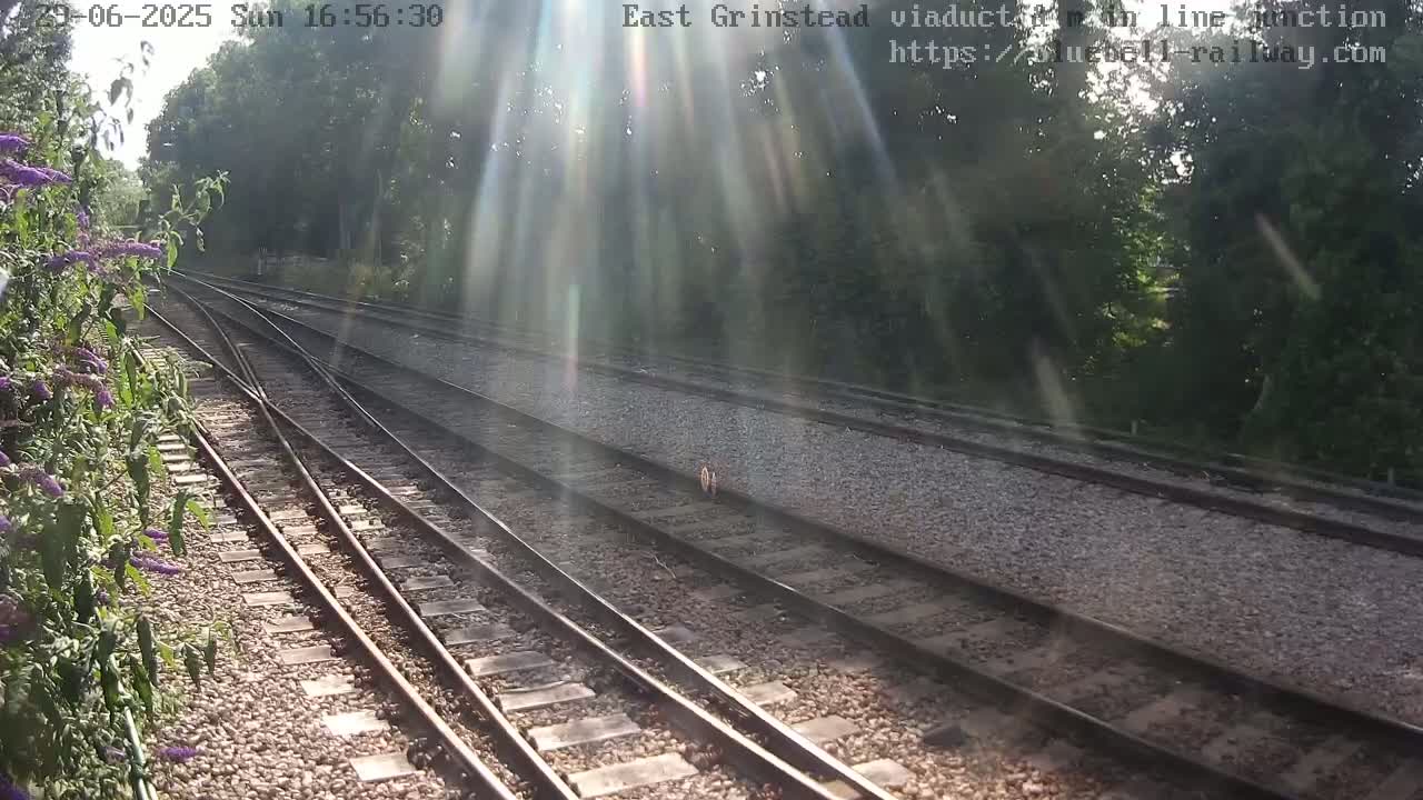 East Grinstead Station , Bluebell Railway,  Main Line Junction Viaduct North Live Cam - Mid Sussex, East Sussex, South East, England, United Kingdom