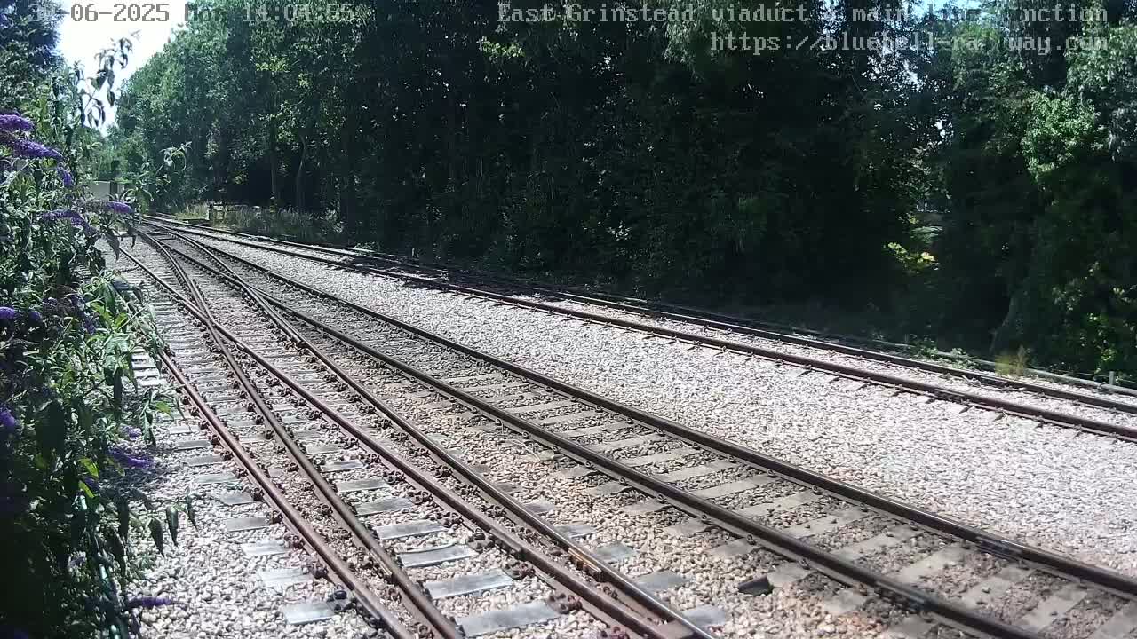 East Grinstead Station , Bluebell Railway,  Main Line Junction Viaduct North Live Cam - Mid Sussex, East Sussex, South East, England, United Kingdom