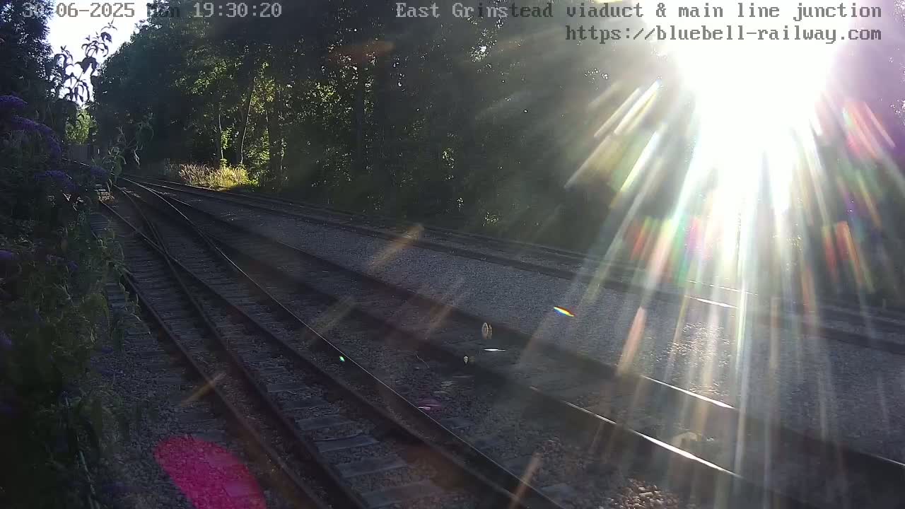 East Grinstead Station , Bluebell Railway,  Main Line Junction Viaduct North Live Cam - Mid Sussex, East Sussex, South East, England, United Kingdom