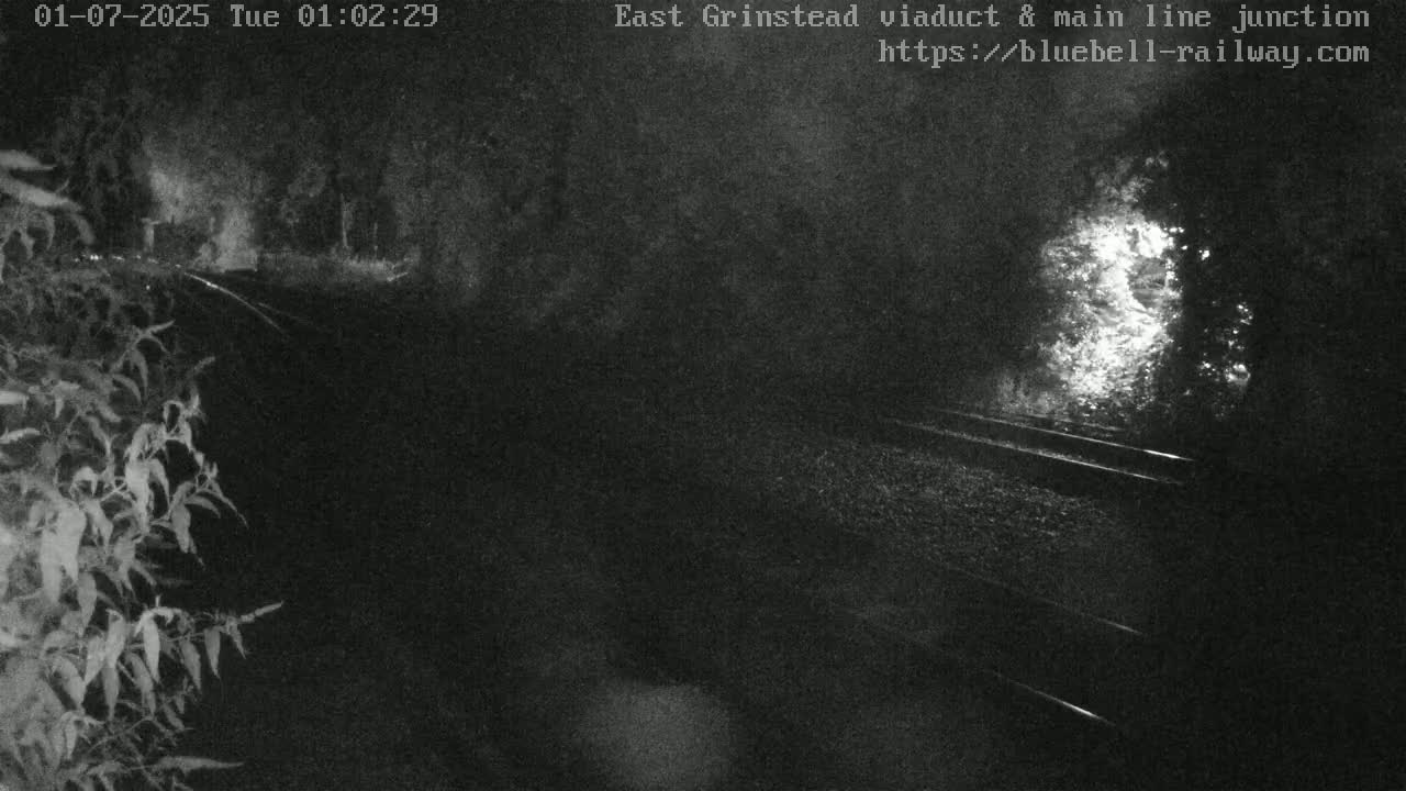 East Grinstead Station , Bluebell Railway,  Main Line Junction Viaduct North Live Cam - Mid Sussex, East Sussex, South East, England, United Kingdom