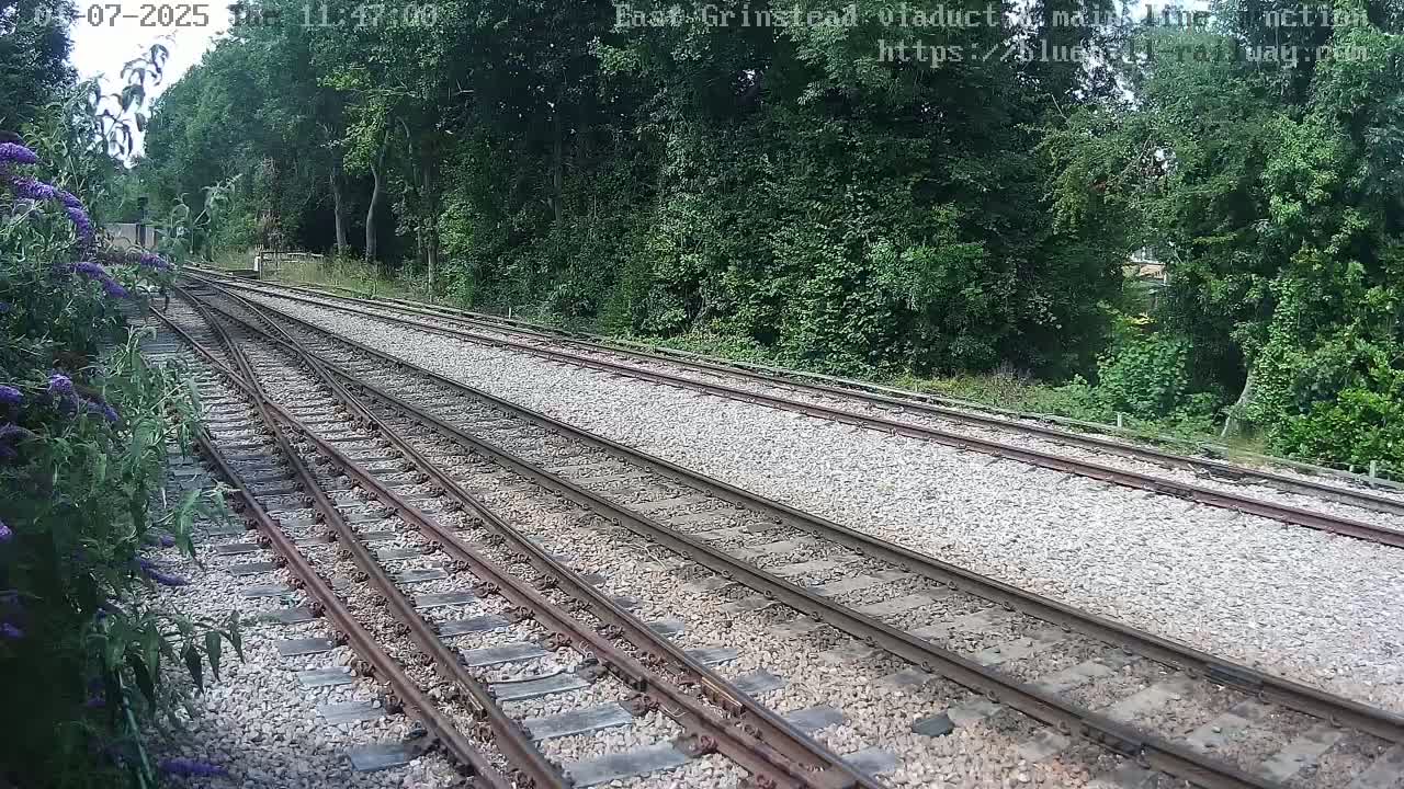 East Grinstead Station , Bluebell Railway,  Main Line Junction Viaduct North Live Cam - Mid Sussex, East Sussex, South East, England, United Kingdom