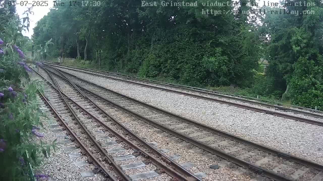 East Grinstead Station , Bluebell Railway,  Main Line Junction Viaduct North Live Cam - Mid Sussex, East Sussex, South East, England, United Kingdom