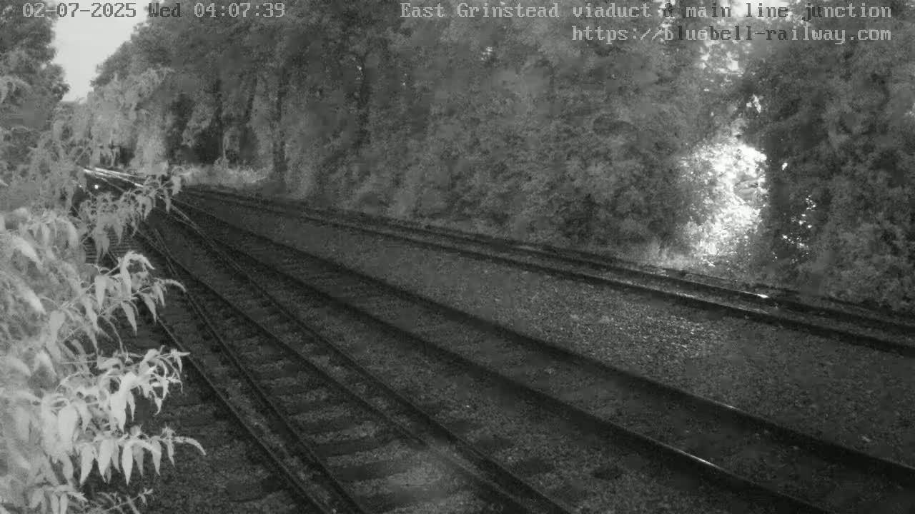 East Grinstead Station , Bluebell Railway,  Main Line Junction Viaduct North Live Cam - Mid Sussex, East Sussex, South East, England, United Kingdom