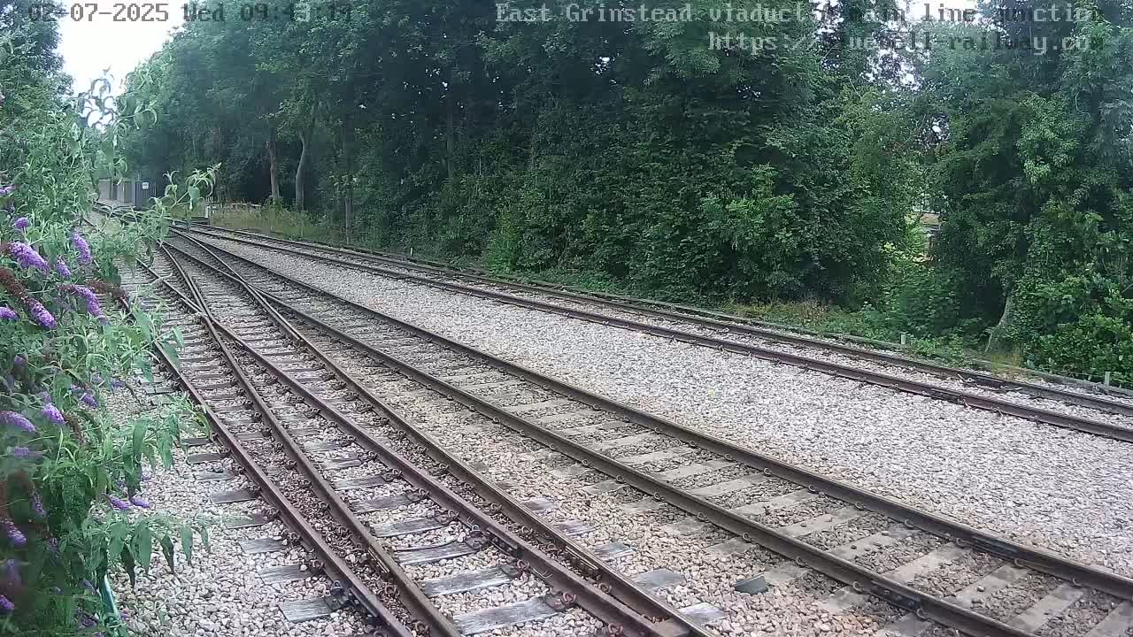 East Grinstead Station , Bluebell Railway,  Main Line Junction Viaduct North Live Cam - Mid Sussex, East Sussex, South East, England, United Kingdom