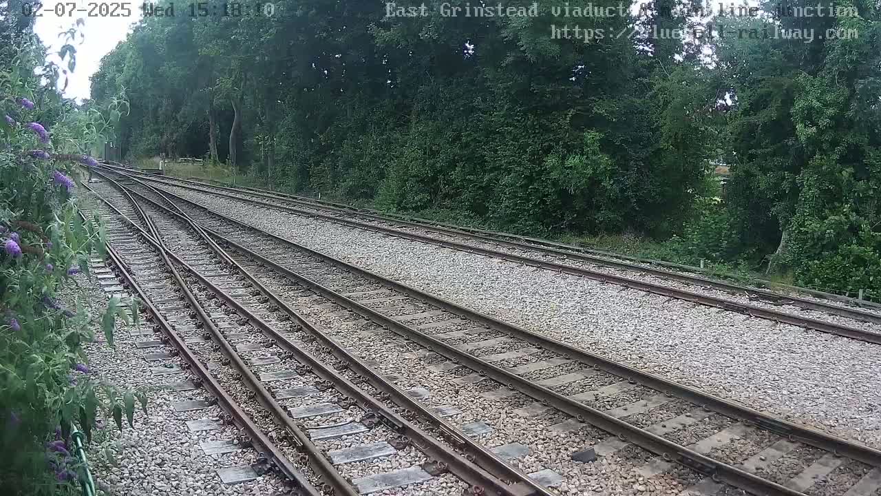 East Grinstead Station , Bluebell Railway,  Main Line Junction Viaduct North Live Cam - Mid Sussex, East Sussex, South East, England, United Kingdom