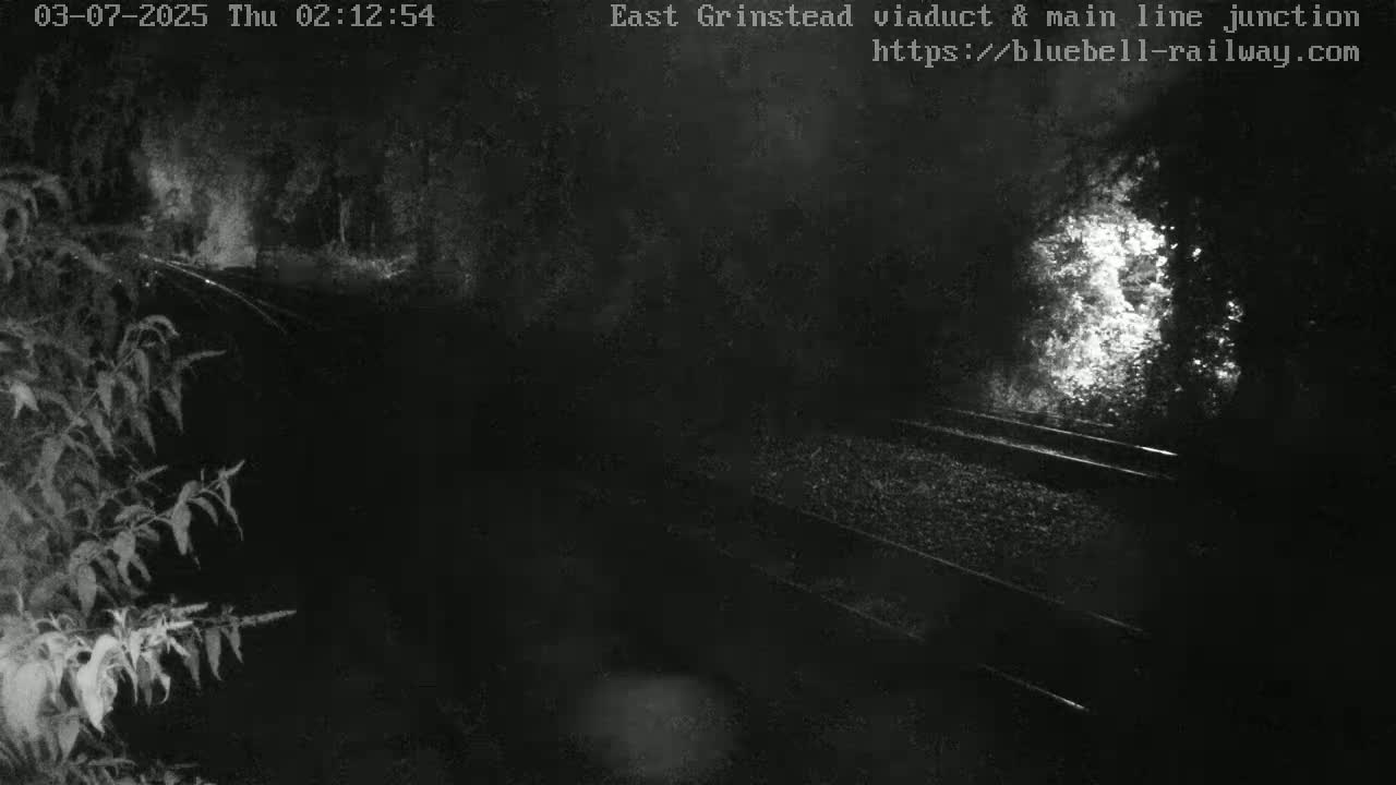 East Grinstead Station , Bluebell Railway,  Main Line Junction Viaduct North Live Cam - Mid Sussex, East Sussex, South East, England, United Kingdom