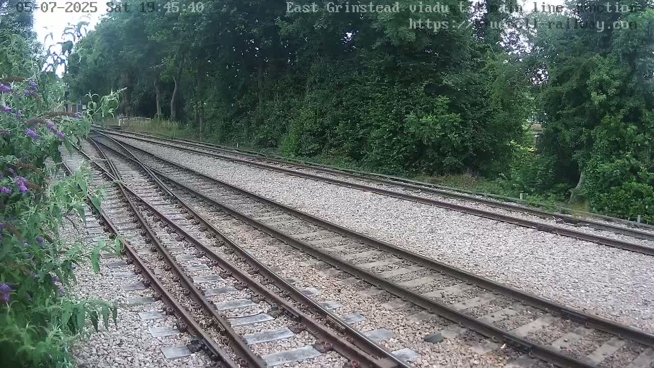 East Grinstead Station , Bluebell Railway,  Main Line Junction Viaduct North Live Cam - Mid Sussex, East Sussex, South East, England, United Kingdom
