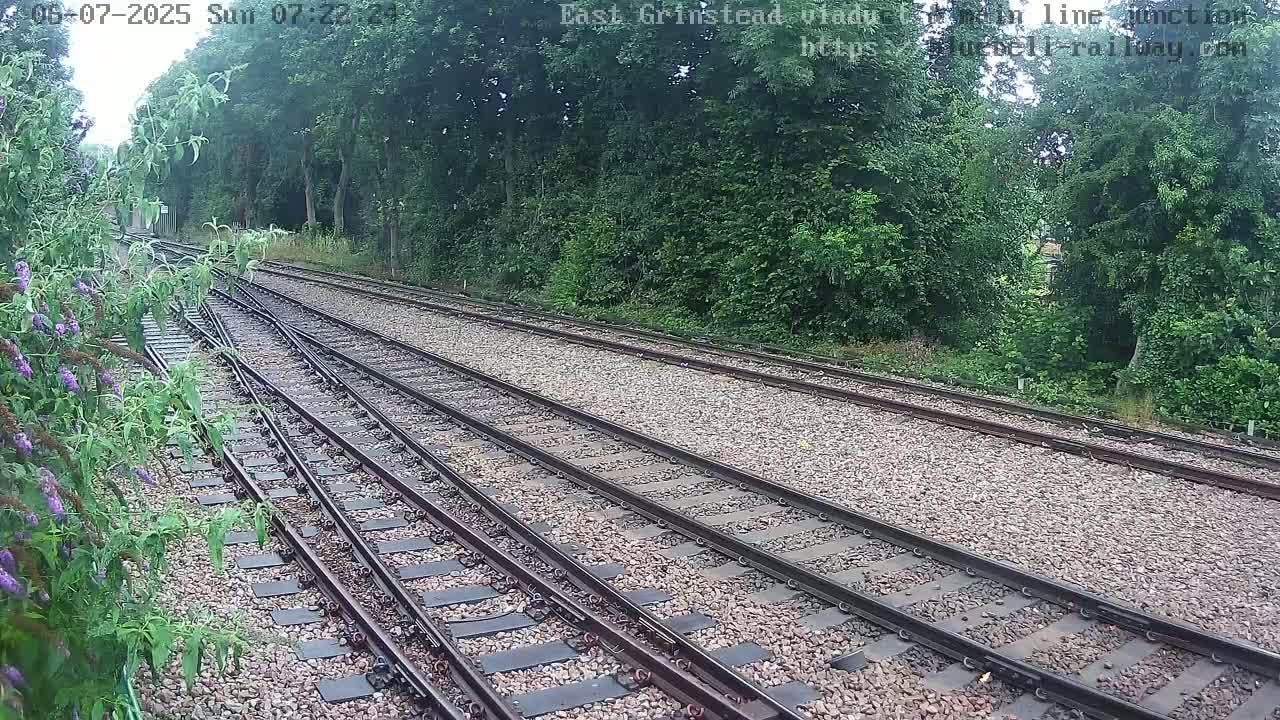 East Grinstead Station , Bluebell Railway,  Main Line Junction Viaduct North Live Cam - Mid Sussex, East Sussex, South East, England, United Kingdom