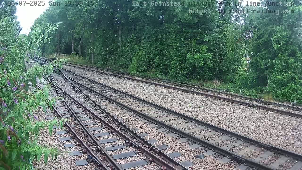 East Grinstead Station , Bluebell Railway,  Main Line Junction Viaduct North Live Cam - Mid Sussex, East Sussex, South East, England, United Kingdom