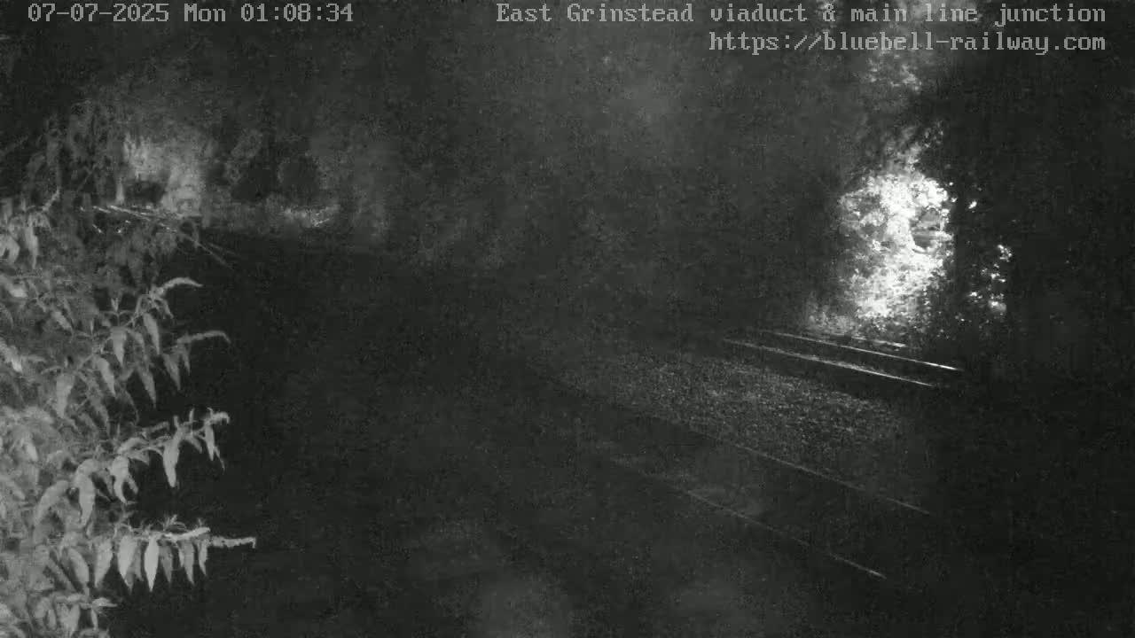 East Grinstead Station , Bluebell Railway,  Main Line Junction Viaduct North Live Cam - Mid Sussex, East Sussex, South East, England, United Kingdom