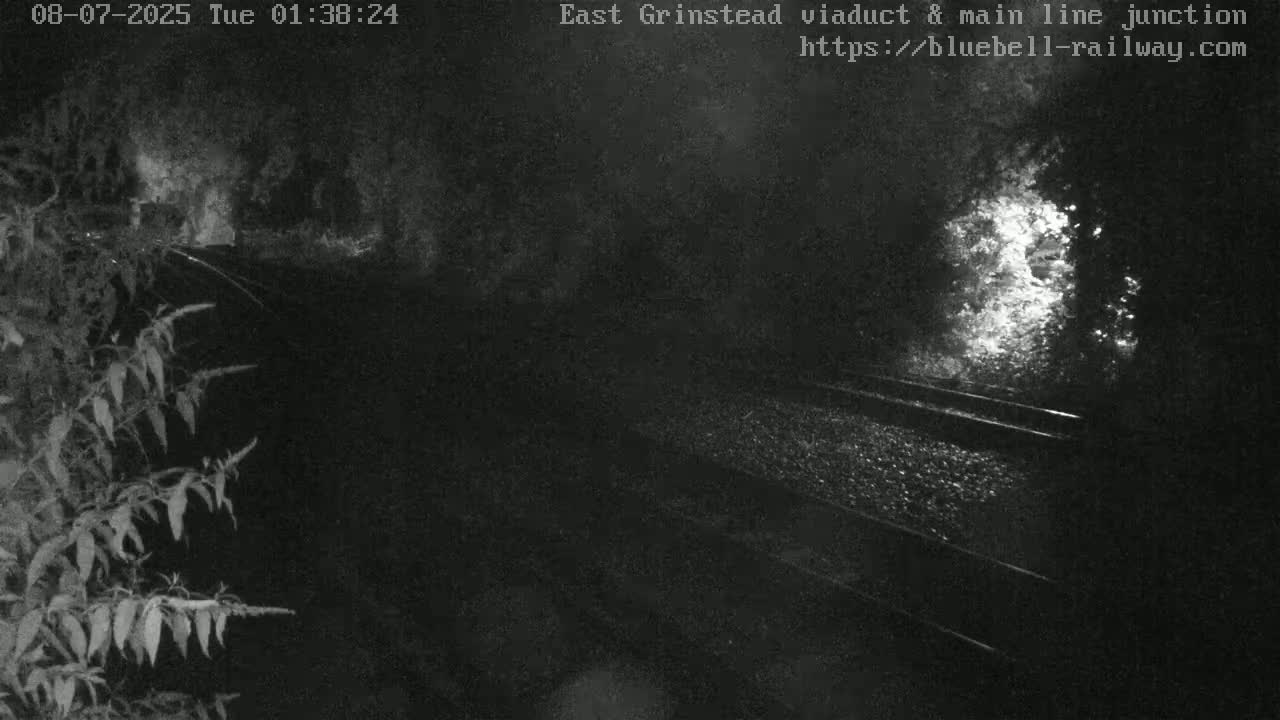East Grinstead Station , Bluebell Railway,  Main Line Junction Viaduct North Live Cam - Mid Sussex, East Sussex, South East, England, United Kingdom