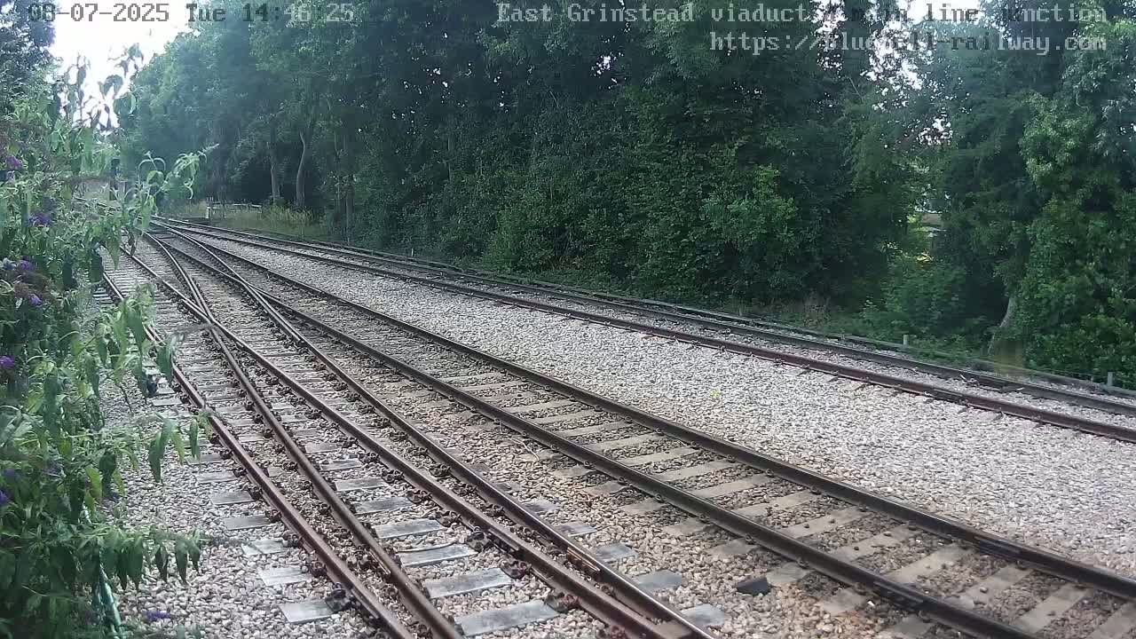 East Grinstead Station , Bluebell Railway,  Main Line Junction Viaduct North Live Cam - Mid Sussex, East Sussex, South East, England, United Kingdom