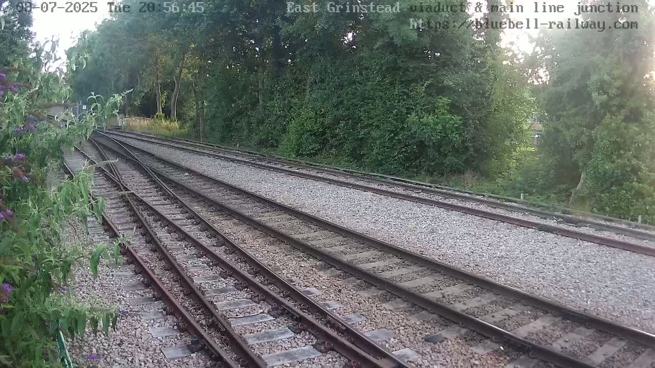 East Grinstead Station , Bluebell Railway,  Main Line Junction Viaduct North Live Cam - Mid Sussex, East Sussex, South East, England, United Kingdom