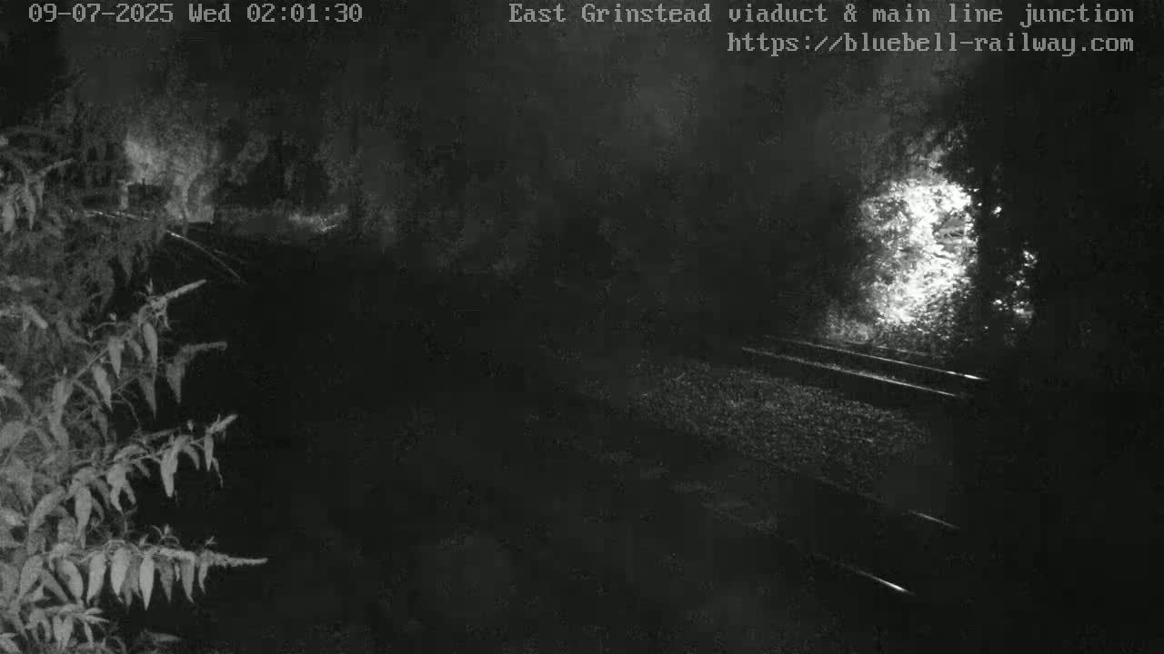 East Grinstead Station , Bluebell Railway,  Main Line Junction Viaduct North Live Cam - Mid Sussex, East Sussex, South East, England, United Kingdom