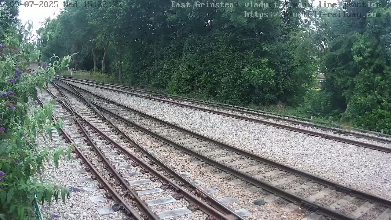 East Grinstead Station , Bluebell Railway,  Main Line Junction Viaduct North Live Cam - Mid Sussex, East Sussex, South East, England, United Kingdom