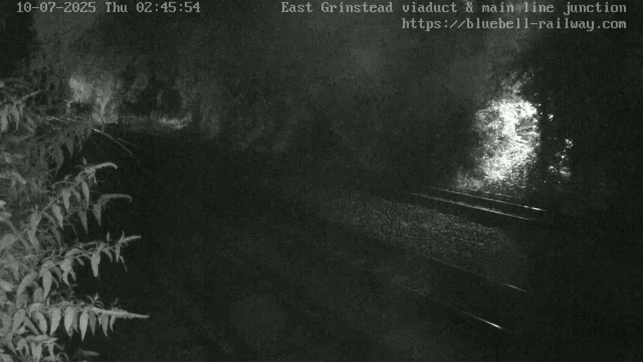 East Grinstead Station , Bluebell Railway,  Main Line Junction Viaduct North Live Cam - Mid Sussex, East Sussex, South East, England, United Kingdom