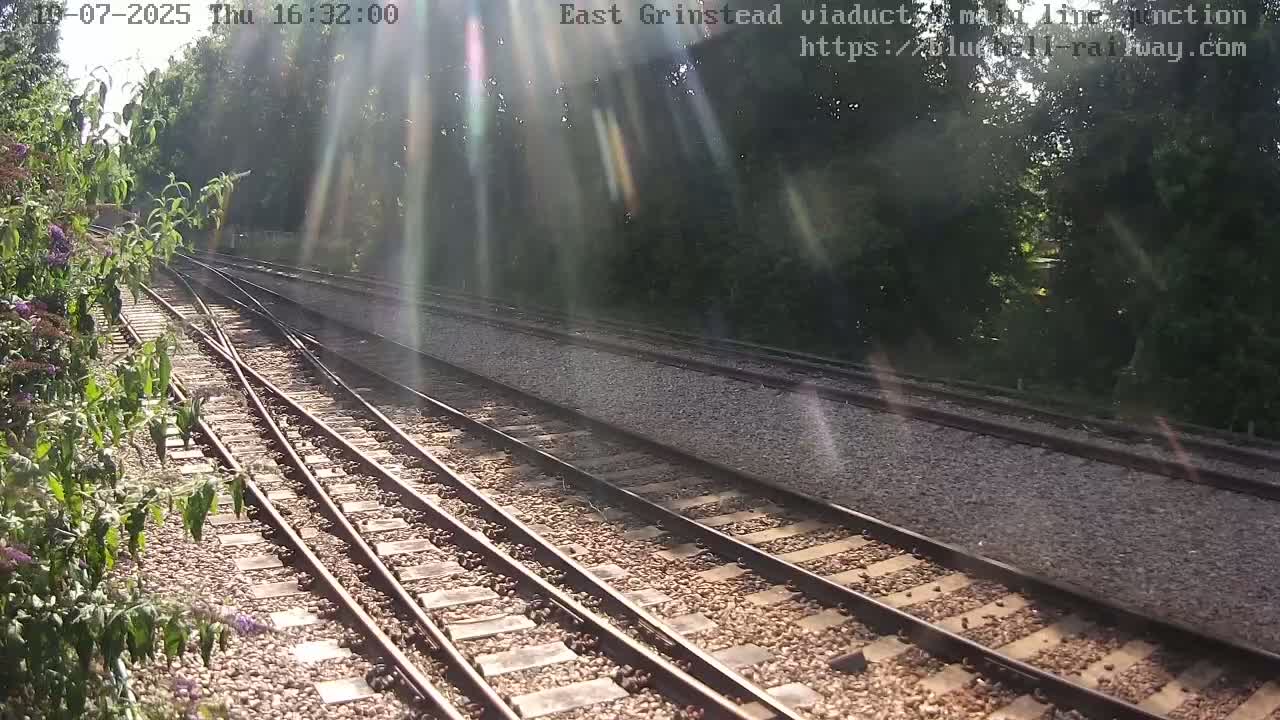 East Grinstead Station , Bluebell Railway,  Main Line Junction Viaduct North Live Cam - Mid Sussex, East Sussex, South East, England, United Kingdom