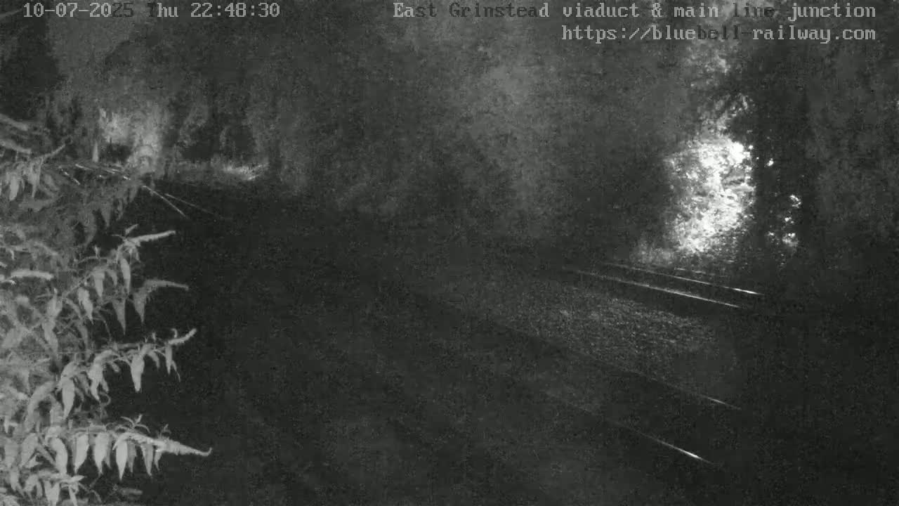 East Grinstead Station , Bluebell Railway,  Main Line Junction Viaduct North Live Cam - Mid Sussex, East Sussex, South East, England, United Kingdom