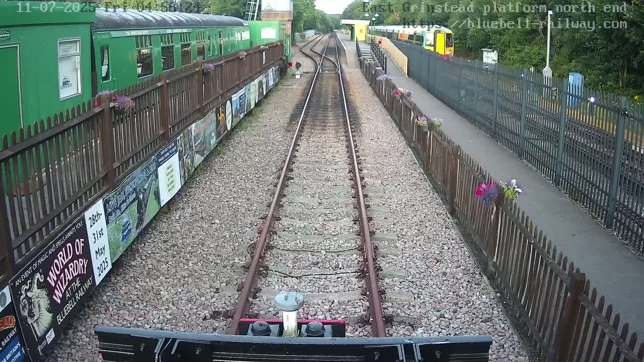 East Grinstead Station , Bluebell Railway,  Main Line Junction Viaduct North Live Cam - Mid Sussex, East Sussex, South East, England, United Kingdom