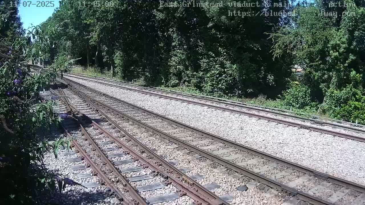 East Grinstead Station , Bluebell Railway,  Main Line Junction Viaduct North Live Cam - Mid Sussex, East Sussex, South East, England, United Kingdom