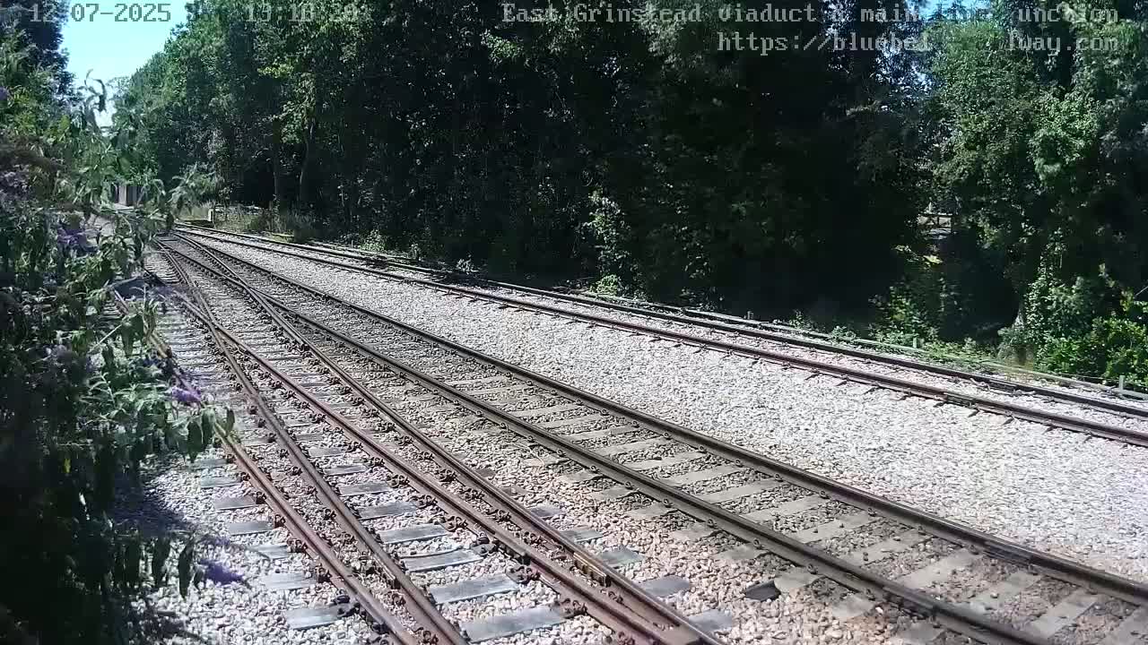 East Grinstead Station , Bluebell Railway,  Main Line Junction Viaduct North Live Cam - Mid Sussex, East Sussex, South East, England, United Kingdom