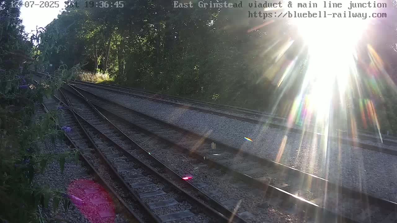 East Grinstead Station , Bluebell Railway,  Main Line Junction Viaduct North Live Cam - Mid Sussex, East Sussex, South East, England, United Kingdom