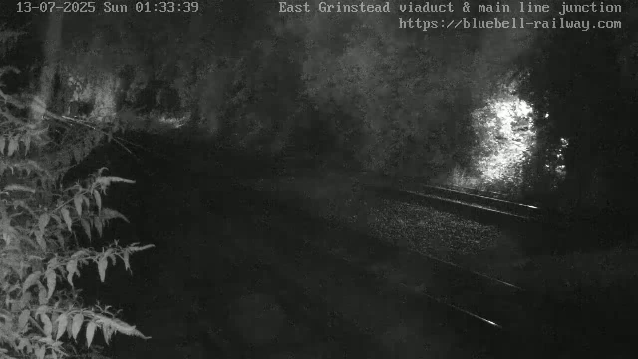 East Grinstead Station , Bluebell Railway,  Main Line Junction Viaduct North Live Cam - Mid Sussex, East Sussex, South East, England, United Kingdom