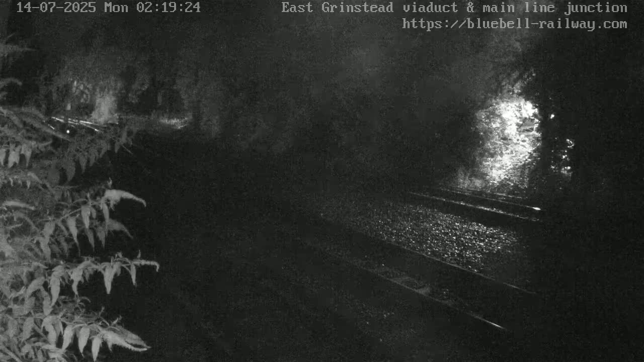 East Grinstead Station , Bluebell Railway,  Main Line Junction Viaduct North Live Cam - Mid Sussex, East Sussex, South East, England, United Kingdom