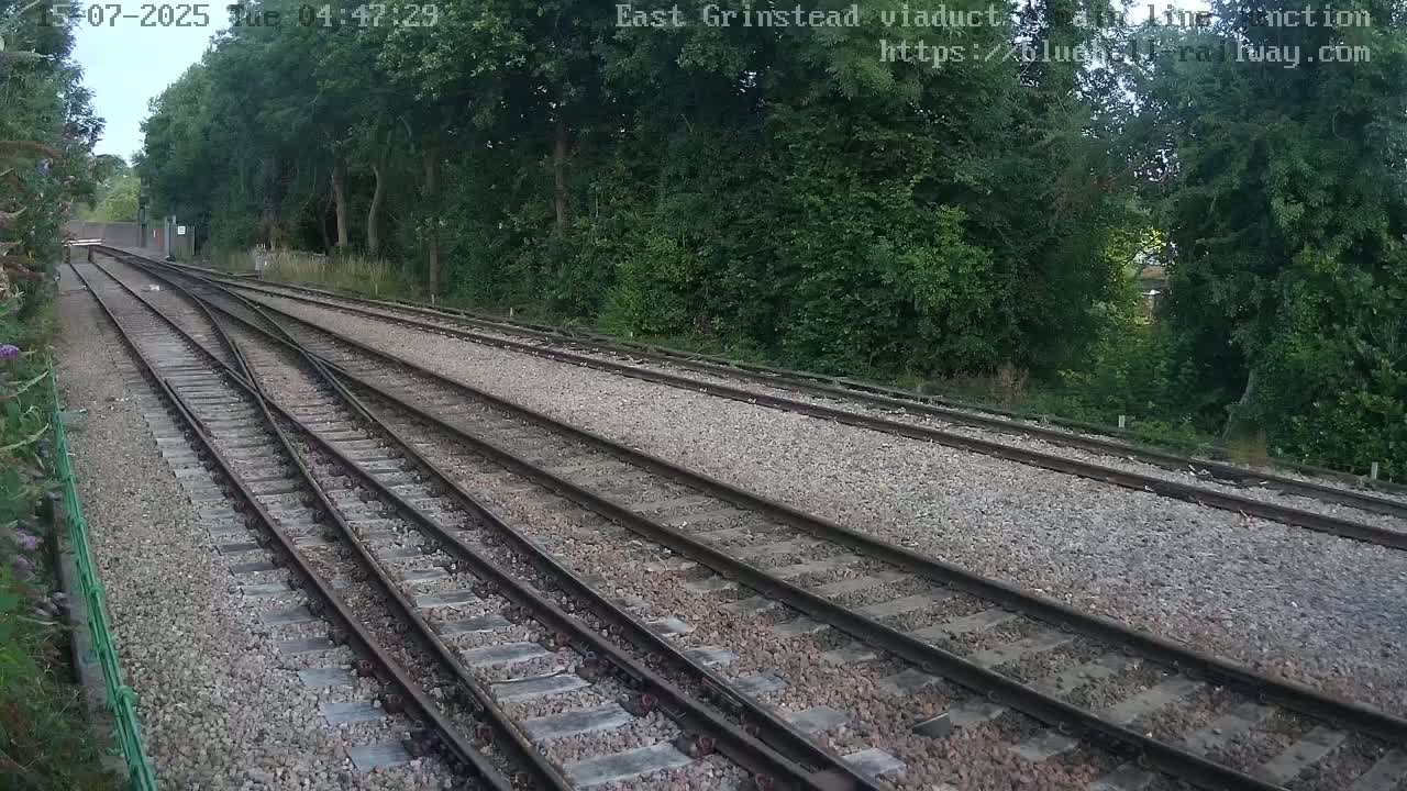 East Grinstead Station , Bluebell Railway,  Main Line Junction Viaduct North Live Cam - Mid Sussex, East Sussex, South East, England, United Kingdom