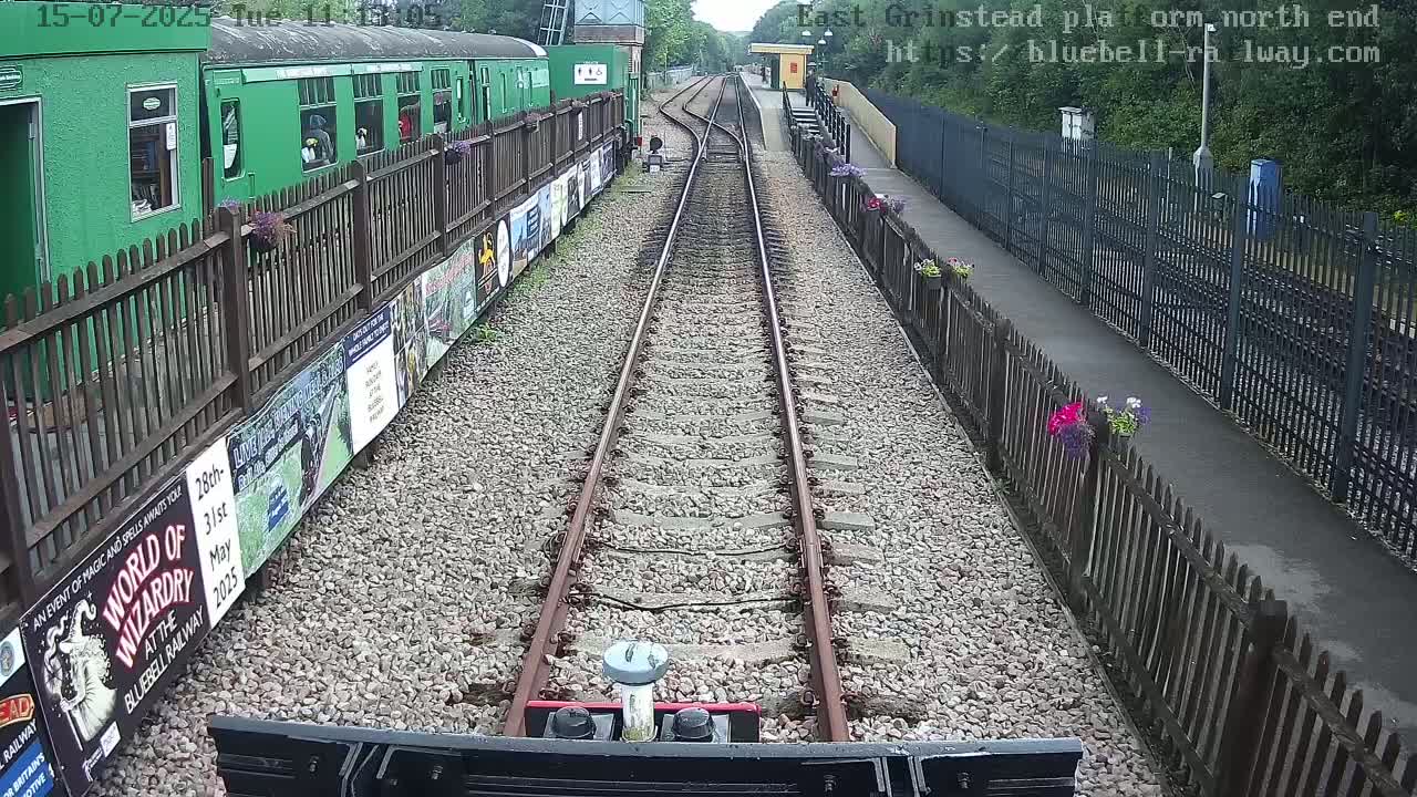 East Grinstead Station , Bluebell Railway,  Main Line Junction Viaduct North Live Cam - Mid Sussex, East Sussex, South East, England, United Kingdom