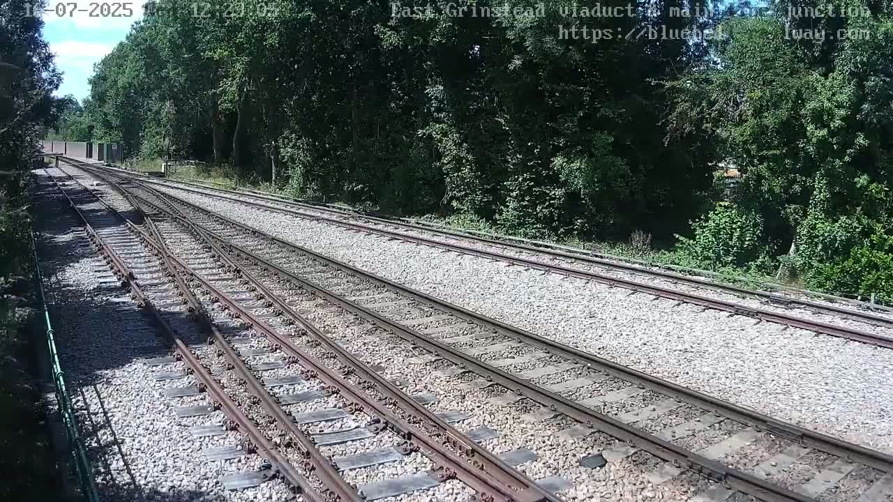 East Grinstead Station , Bluebell Railway,  Main Line Junction Viaduct North Live Cam - Mid Sussex, East Sussex, South East, England, United Kingdom