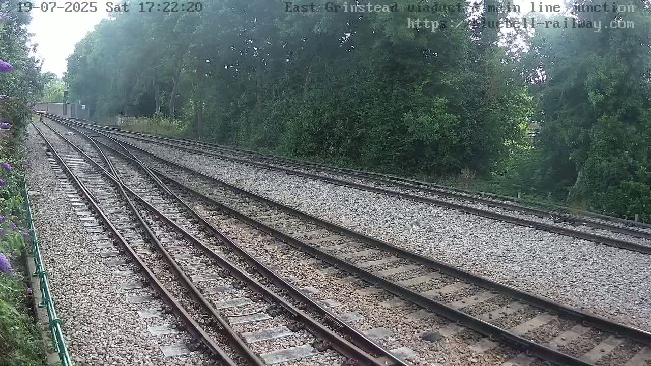 East Grinstead Station , Bluebell Railway,  Main Line Junction Viaduct North Live Cam - Mid Sussex, East Sussex, South East, England, United Kingdom