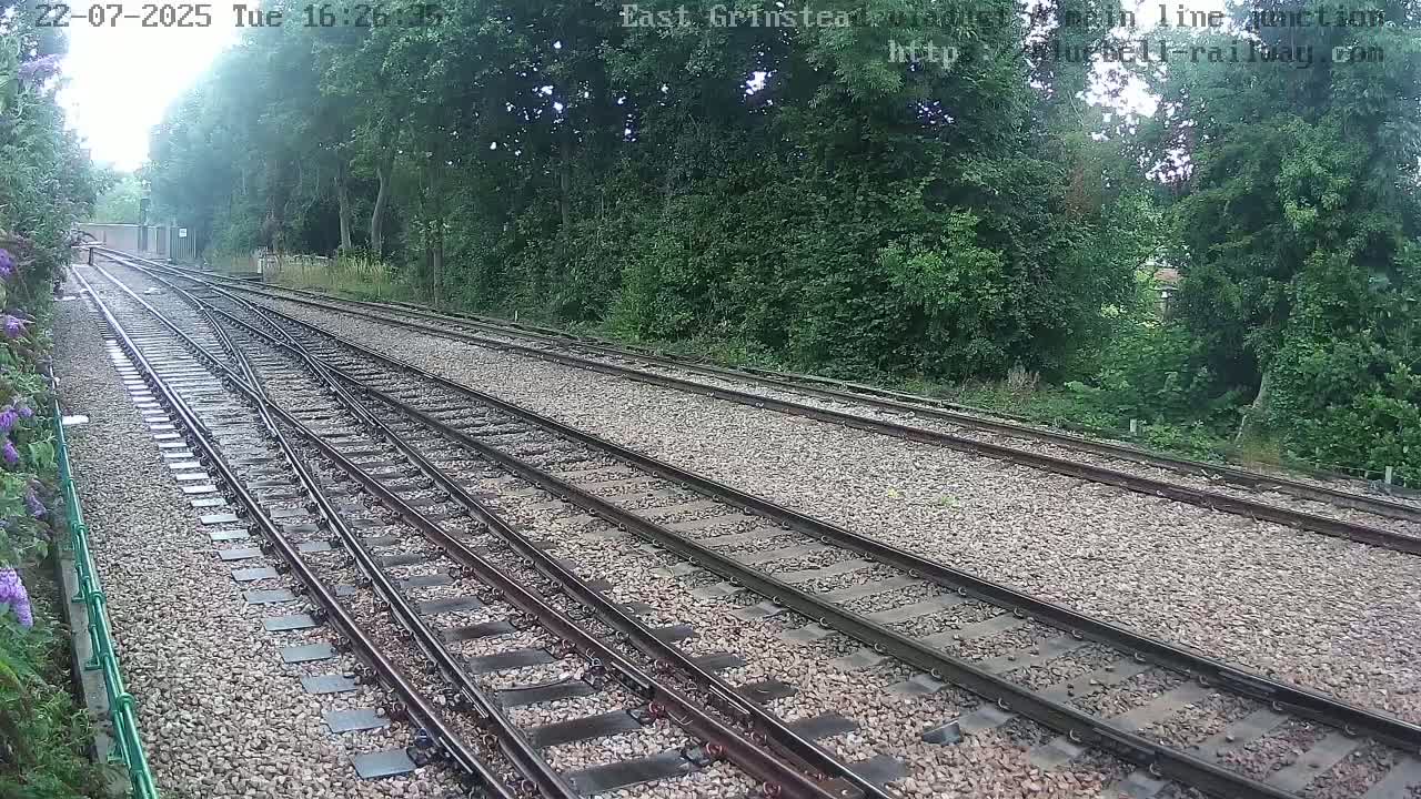 East Grinstead Station , Bluebell Railway,  Main Line Junction Viaduct North Live Cam - Mid Sussex, East Sussex, South East, England, United Kingdom
