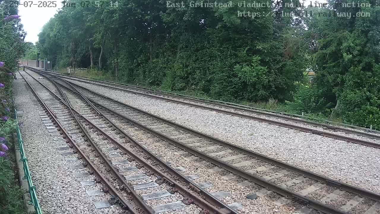 East Grinstead Station , Bluebell Railway,  Main Line Junction Viaduct North Live Cam - Mid Sussex, East Sussex, South East, England, United Kingdom