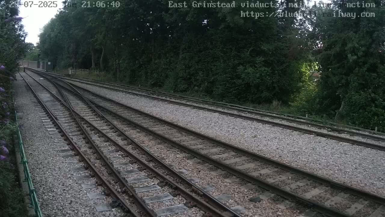 East Grinstead Station , Bluebell Railway,  Main Line Junction Viaduct North Live Cam - Mid Sussex, East Sussex, South East, England, United Kingdom