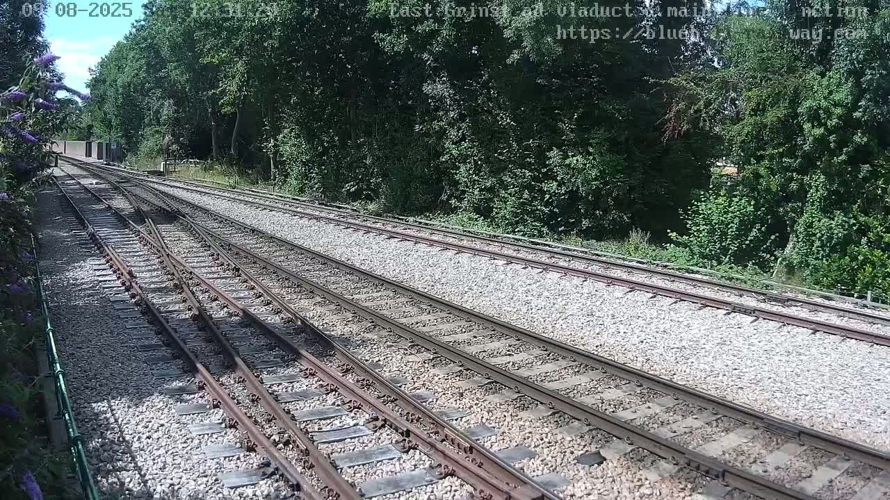 East Grinstead Station , Bluebell Railway,  Main Line Junction Viaduct North Live Cam - Mid Sussex, East Sussex, South East, England, United Kingdom