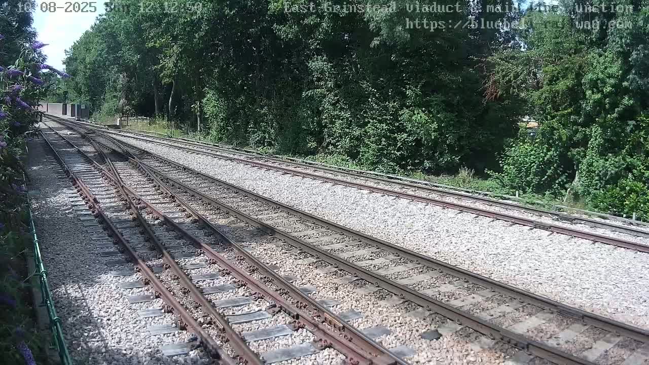East Grinstead Station , Bluebell Railway,  Main Line Junction Viaduct North Live Cam - Mid Sussex, East Sussex, South East, England, United Kingdom